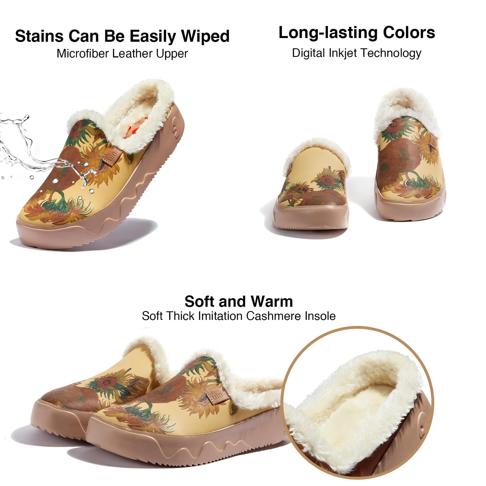 Art Print Mule Loafers
