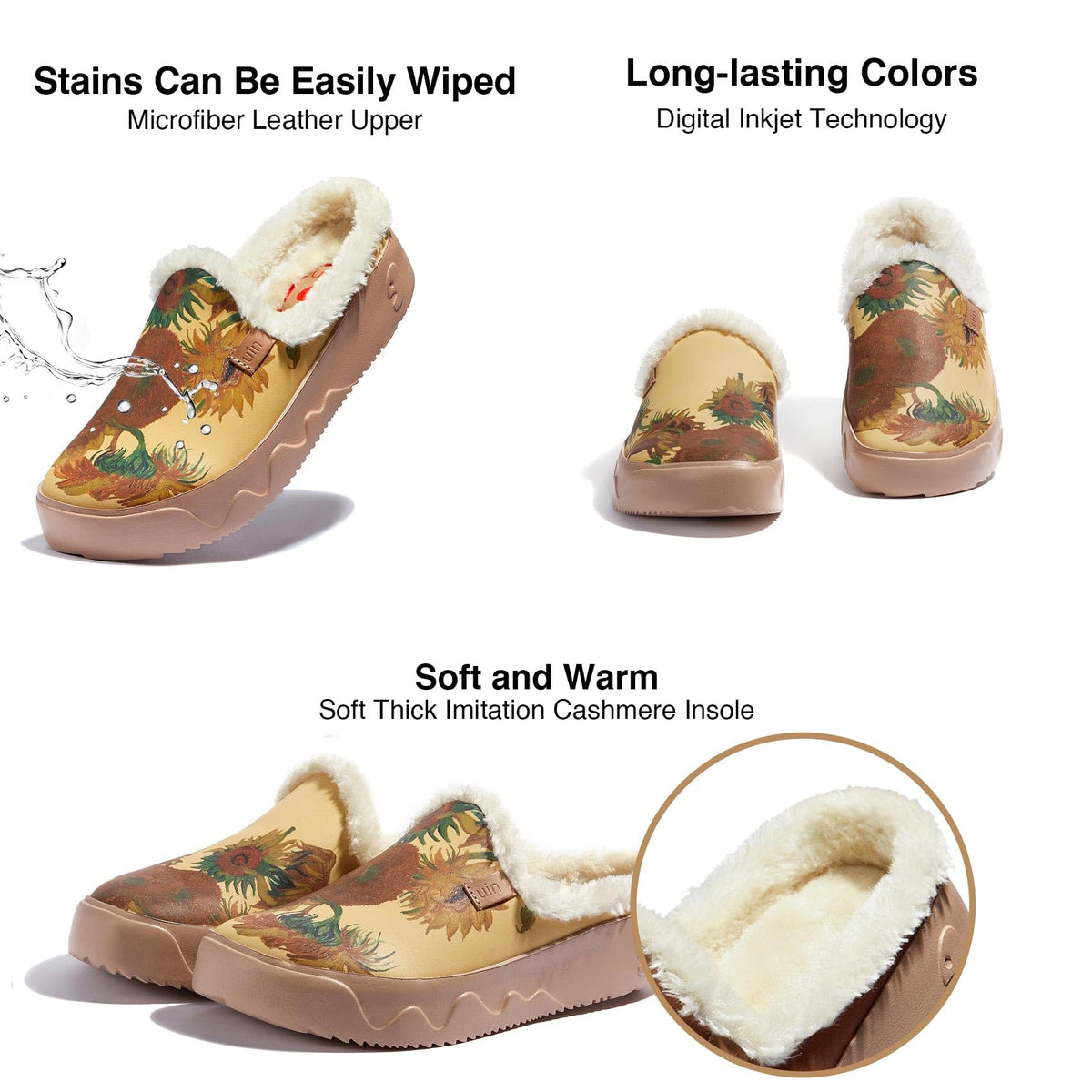 Art Print Mule Loafers
