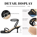 Strappy Kitten Heel Sandals