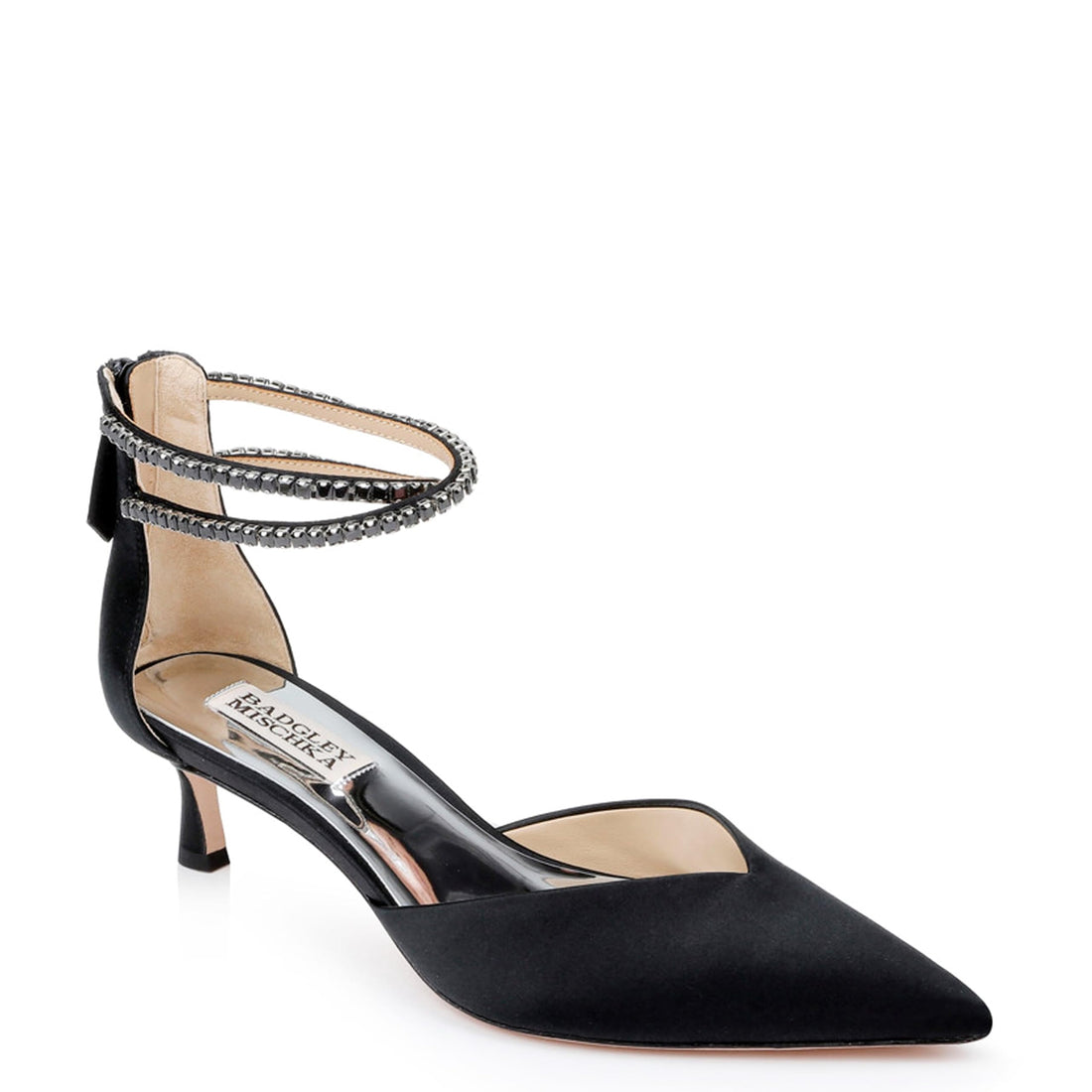 Dual-Strap Kitten Heels