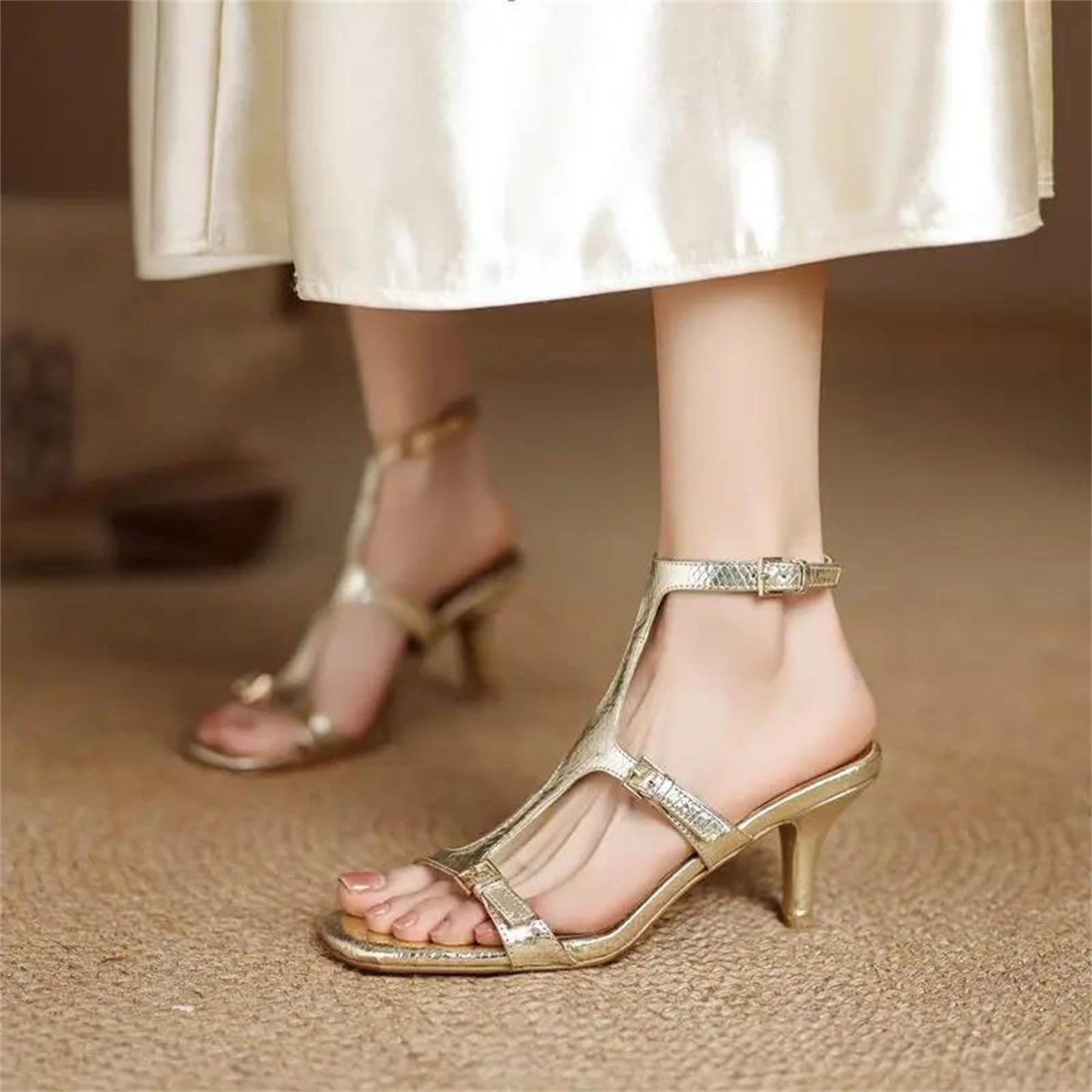 Strappy Stiletto Sandals
