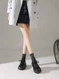 Leather Platform Sneakers