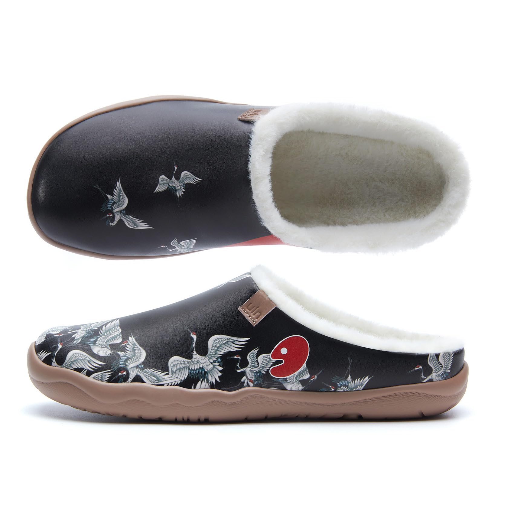Art Print Mule Loafers