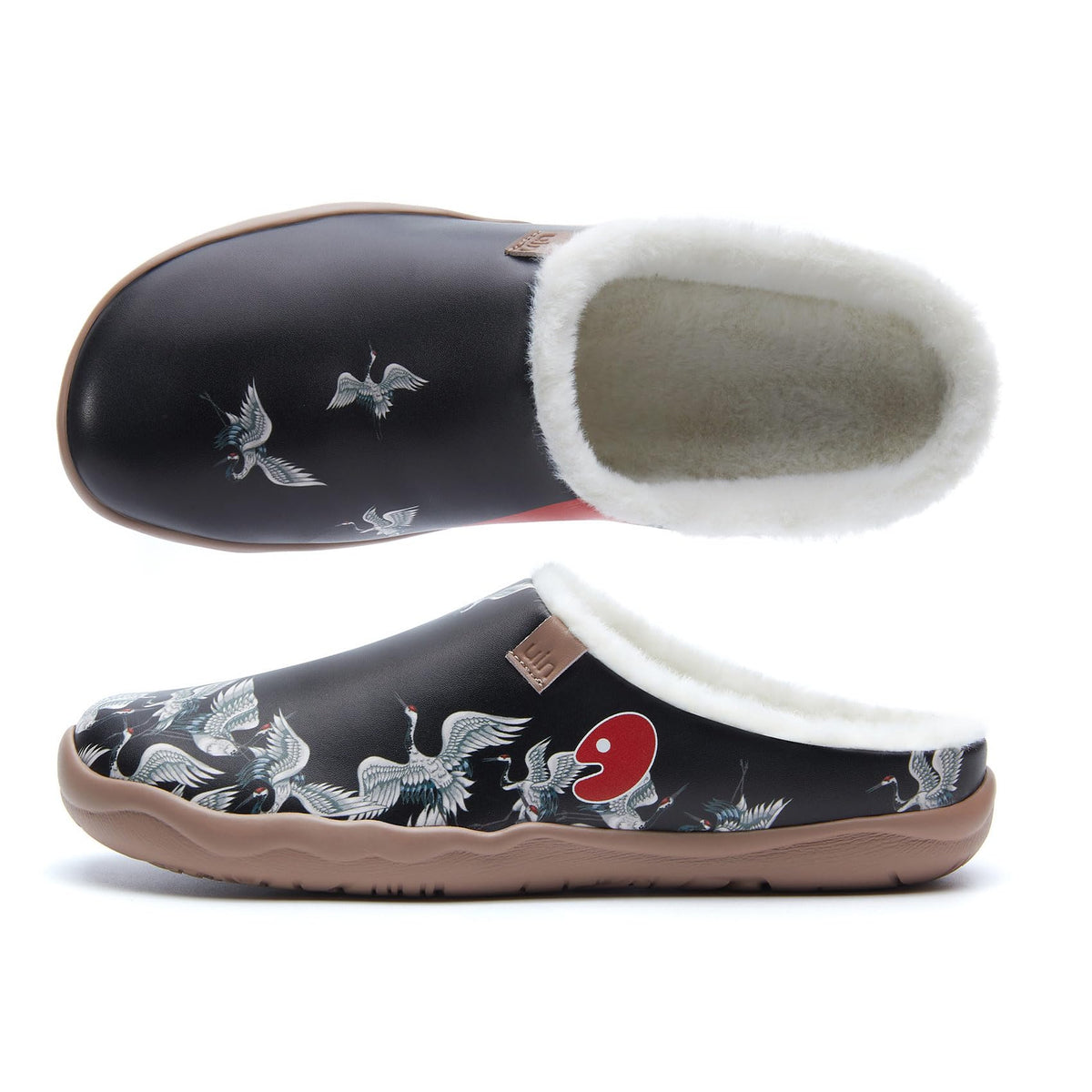 Art Print Mule Loafers