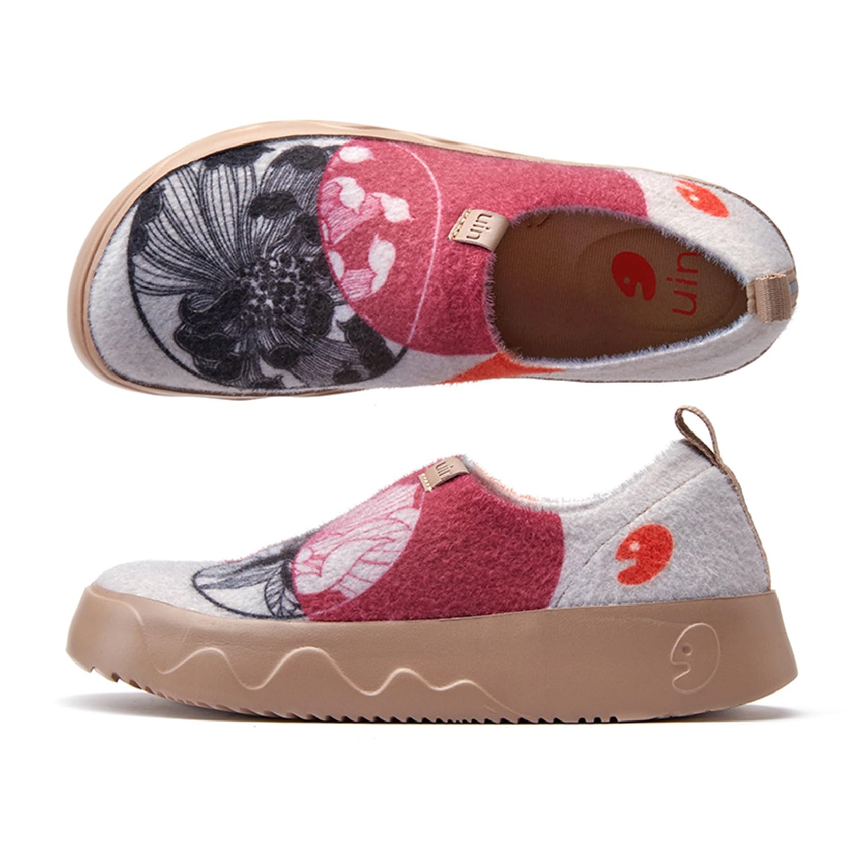Art Travel Slip-On Sneakers