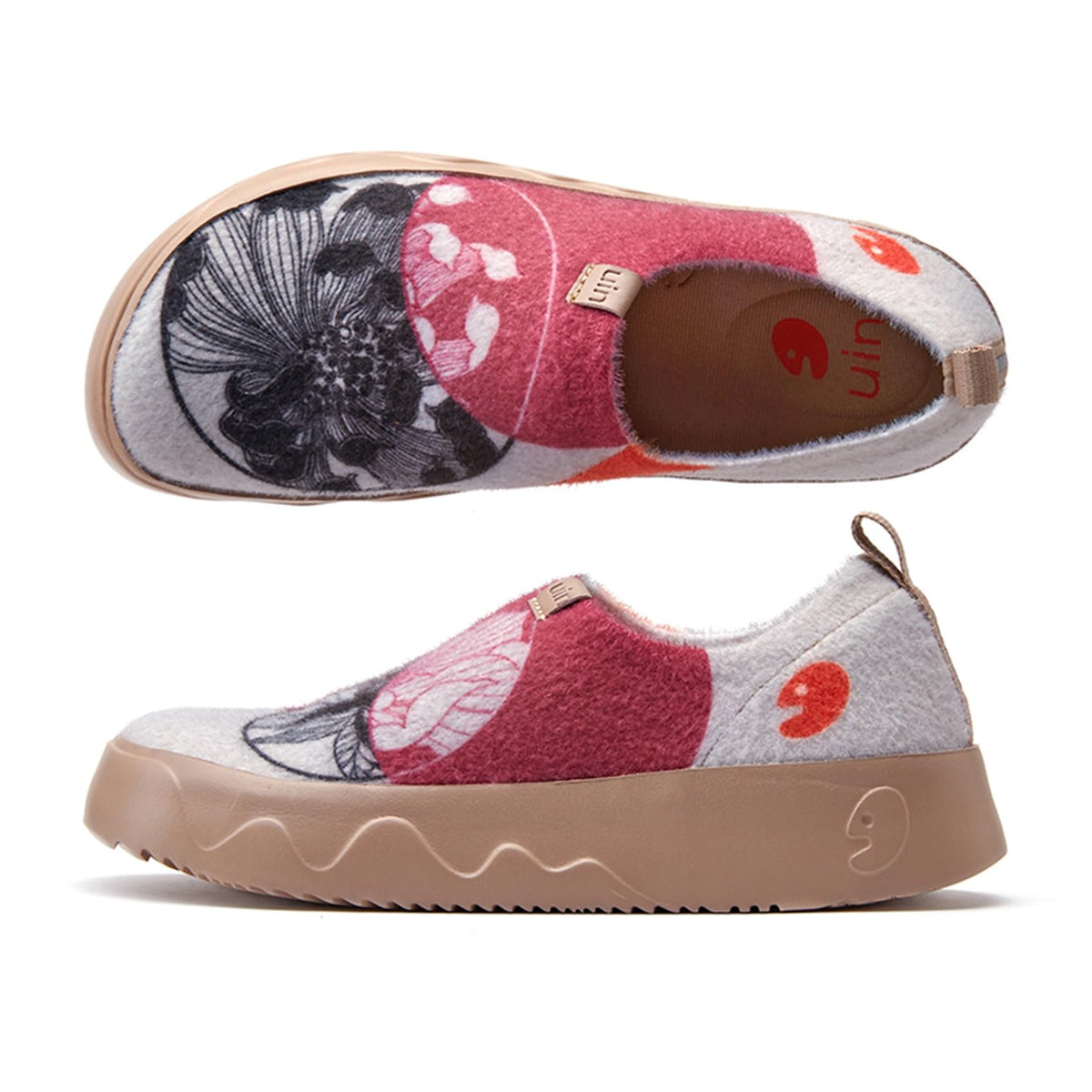Art Travel Slip-On Sneakers
