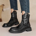 Chunky Heel Ankle Boots