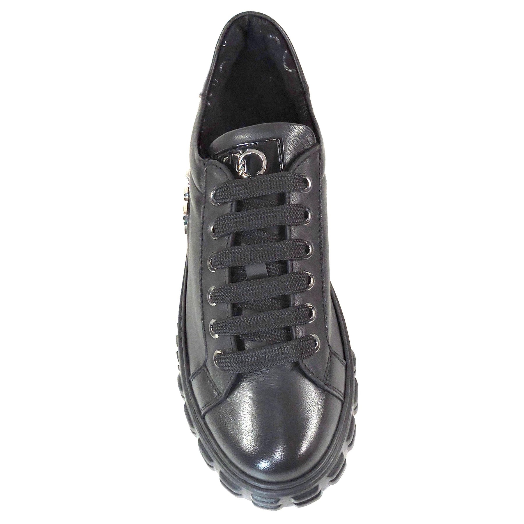Leather Platform Sneakers