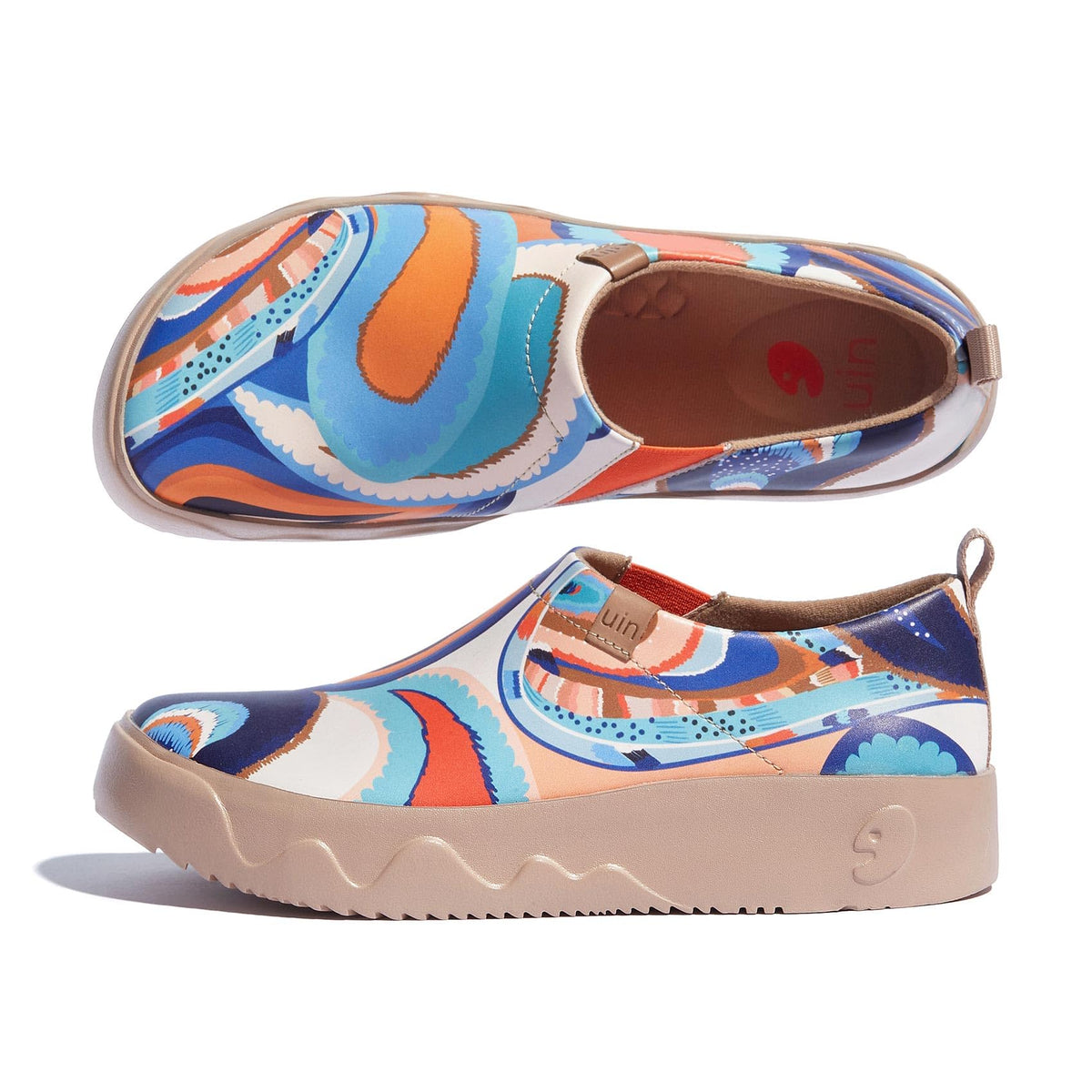 Art Travel Slip-On Sneakers