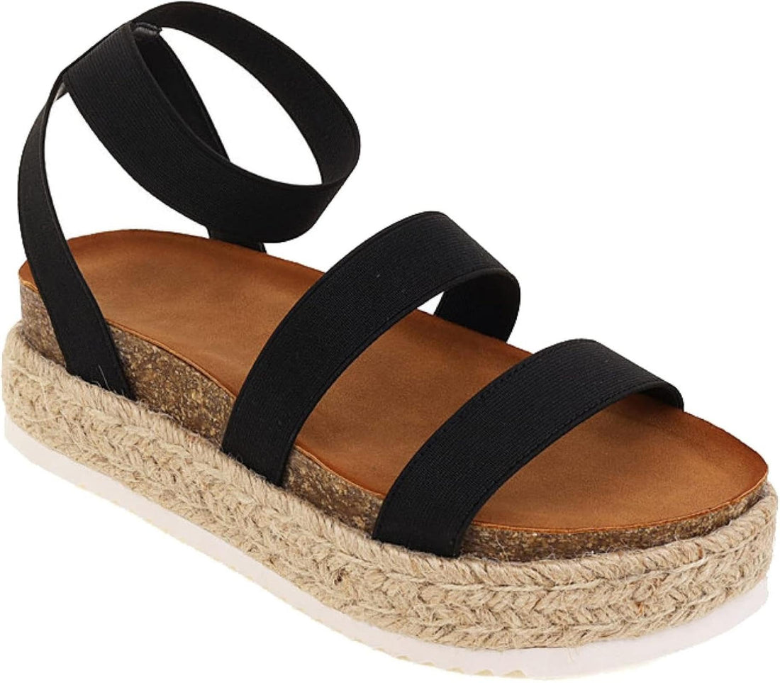 Thick Sole Ankle Strap Sandals