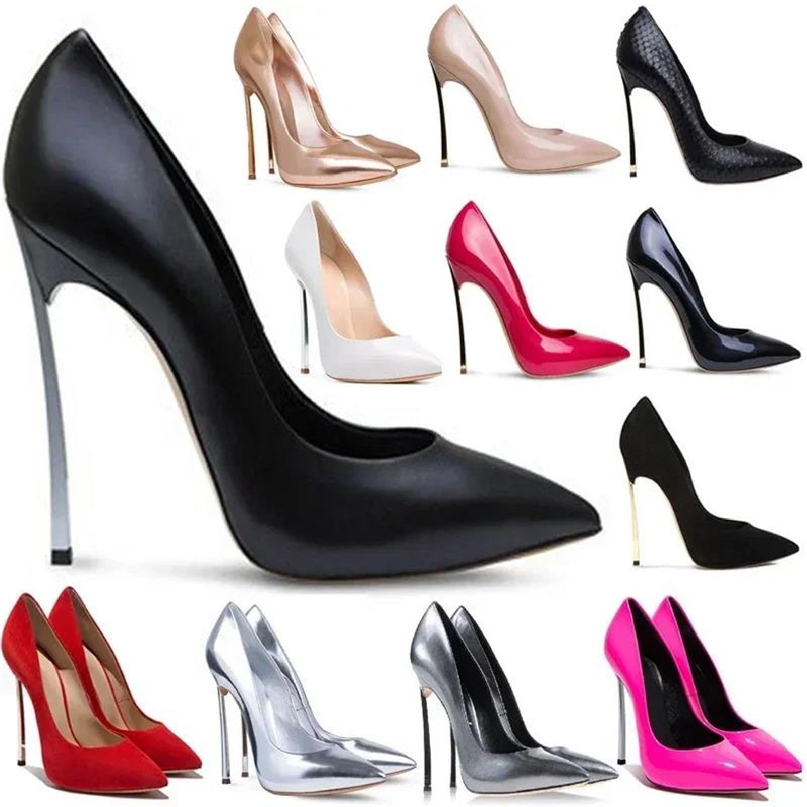 Textured Stiletto Pumps