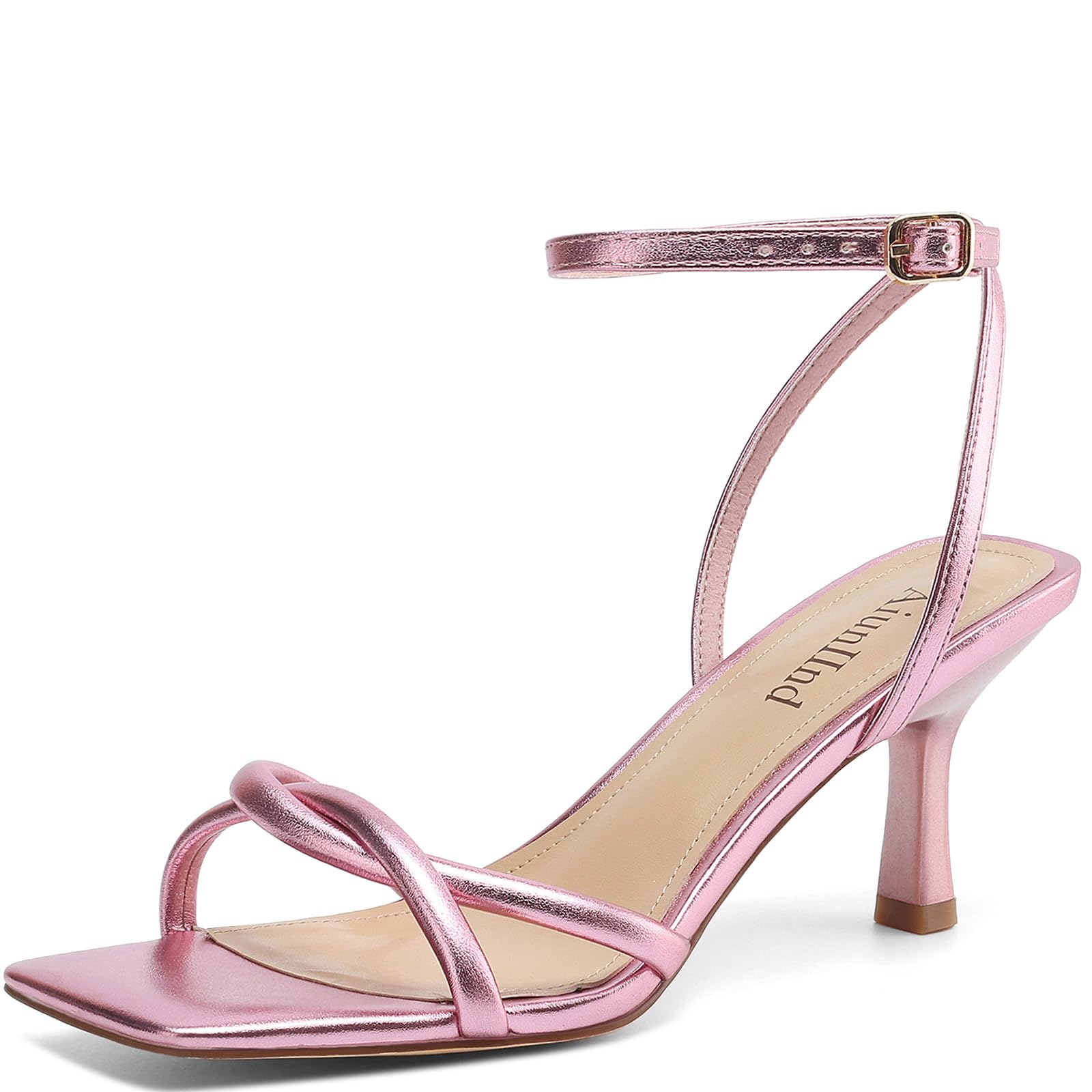 Strappy Kitten Heel Sandals