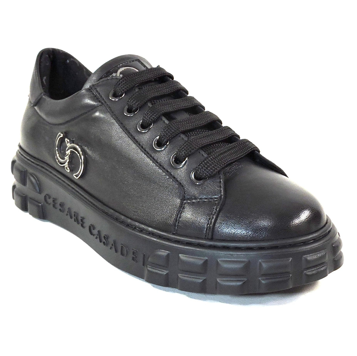 Leather Platform Sneakers