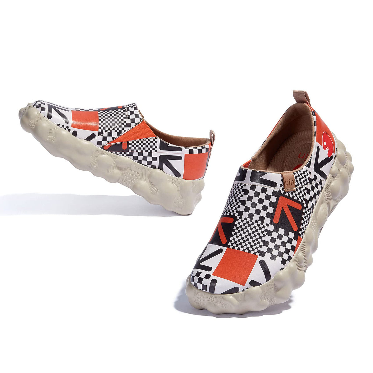 Art Travel Slip-On Sneakers