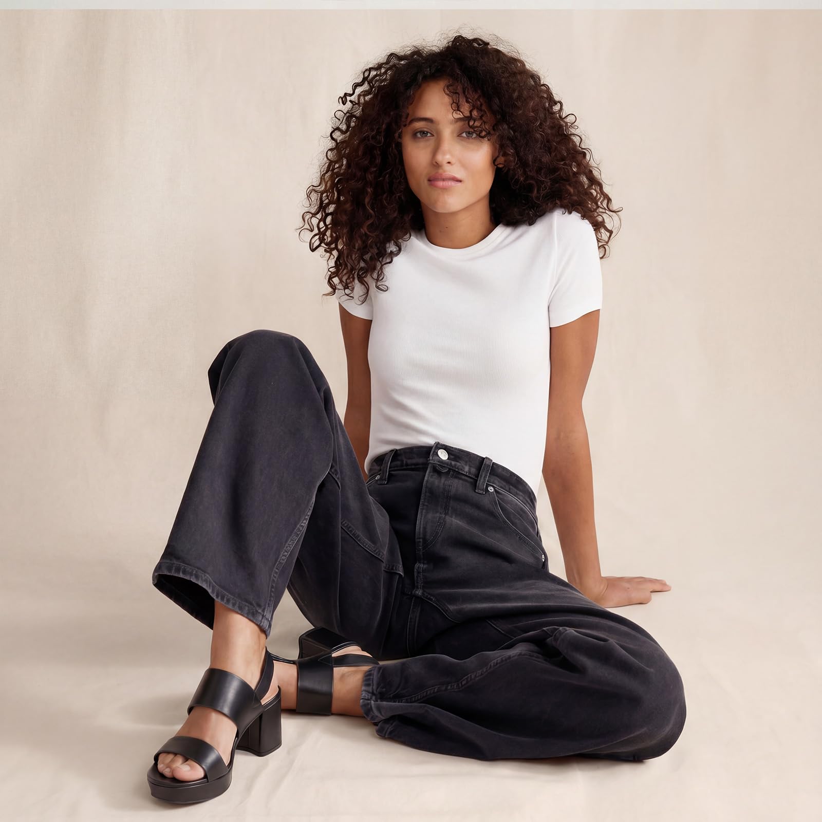 Platform Block Heel Sandals