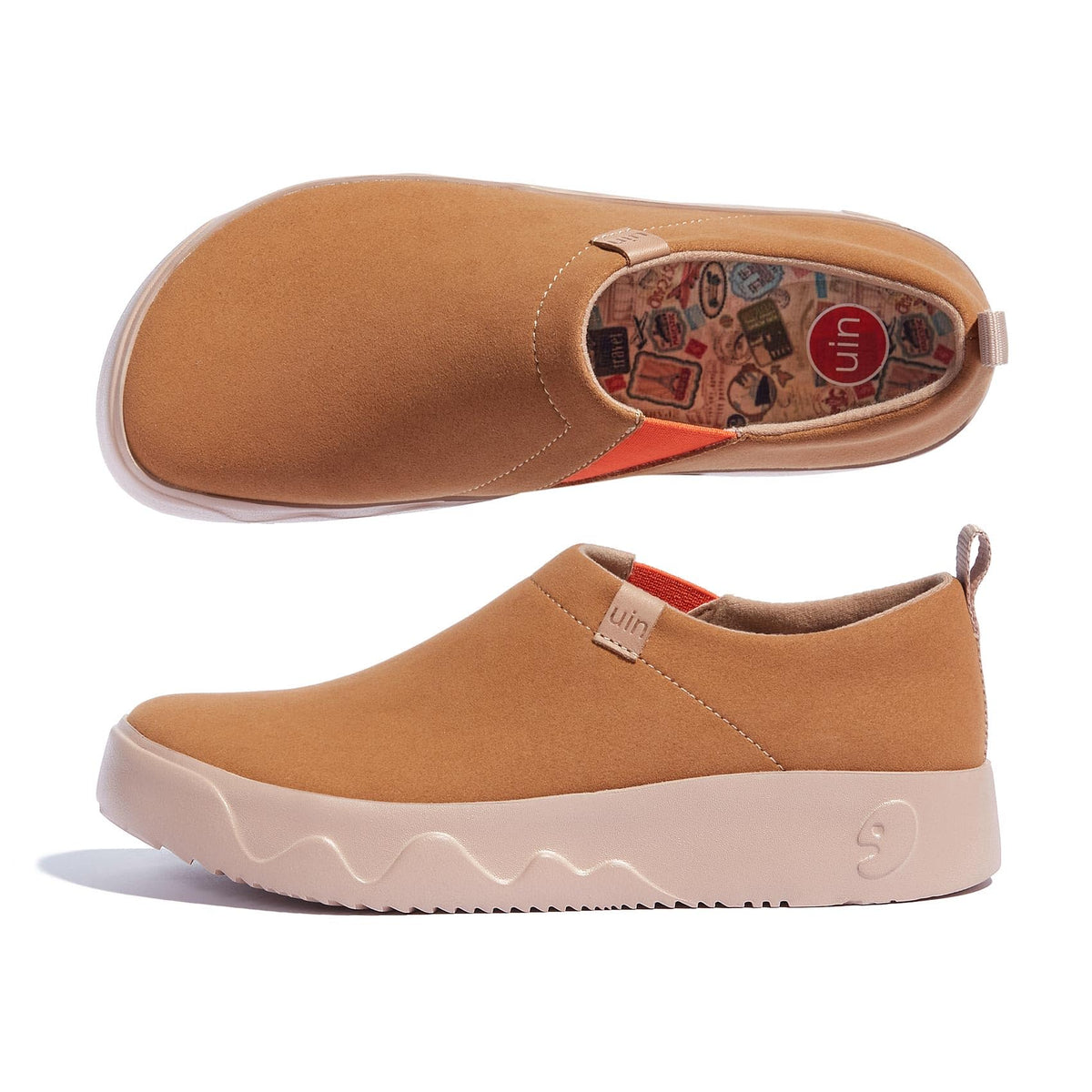 Art Travel Slip-On Sneakers