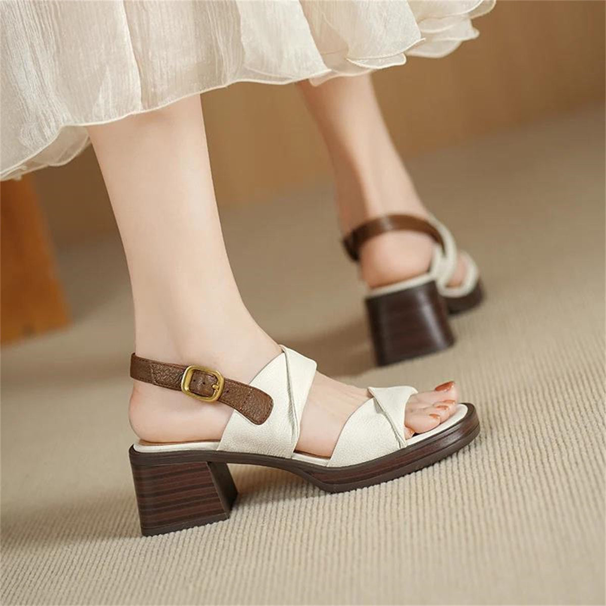 Leather Gladiator Sandals