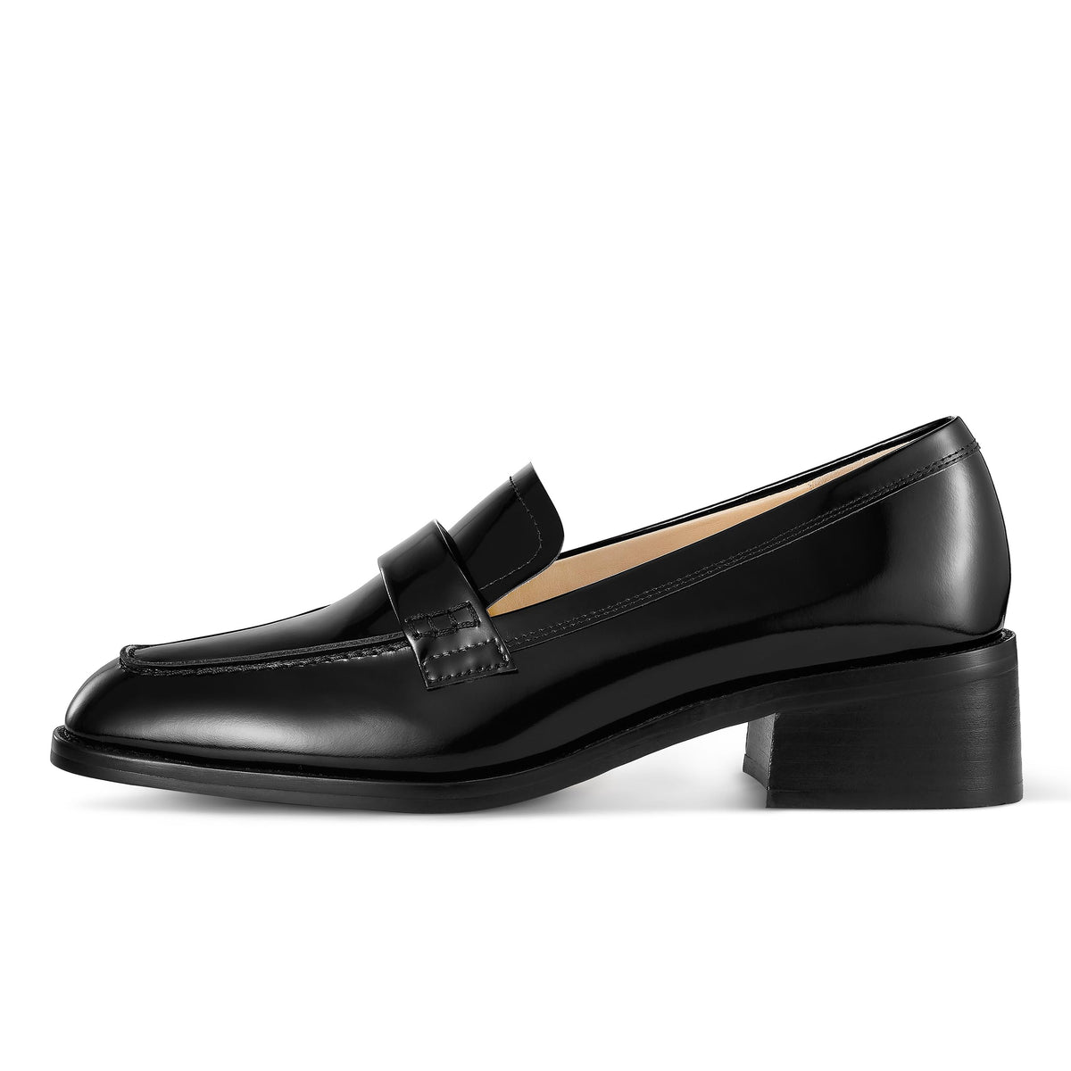 Leather Slip-On Loafers