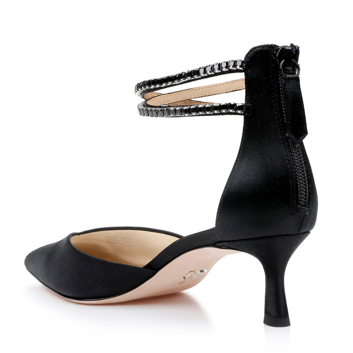 Dual-Strap Kitten Heels