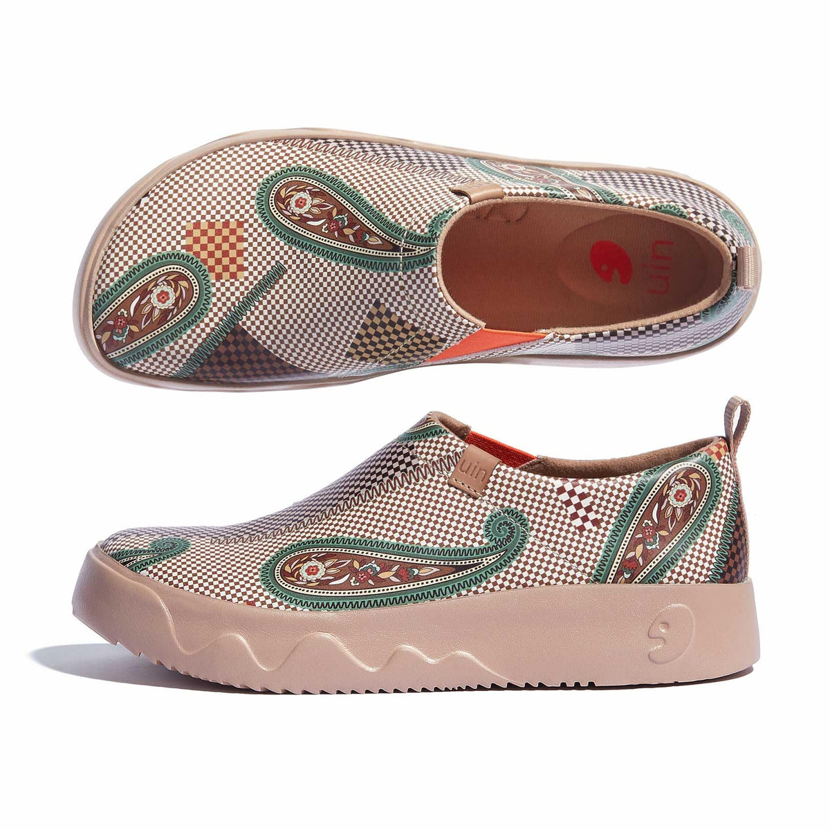 Art Travel Slip-On Sneakers