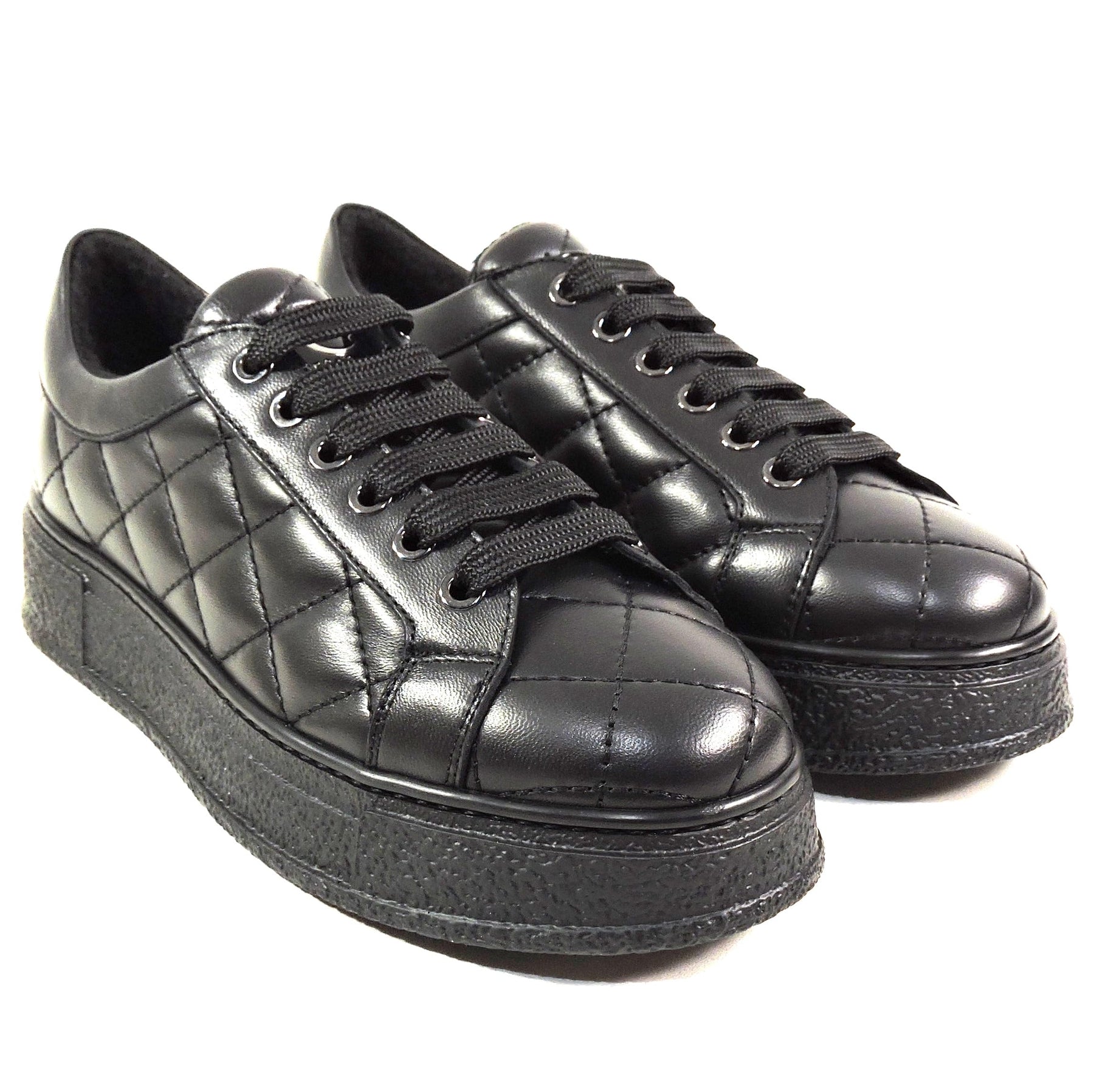 Quilted Leather SneakersQuilted Leather Sneakers