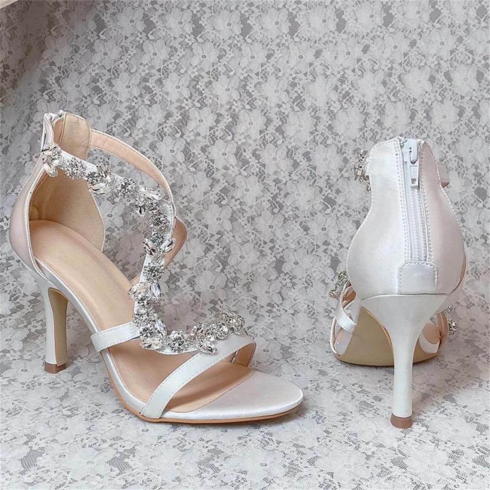 Rhinestone Wedding Sandals