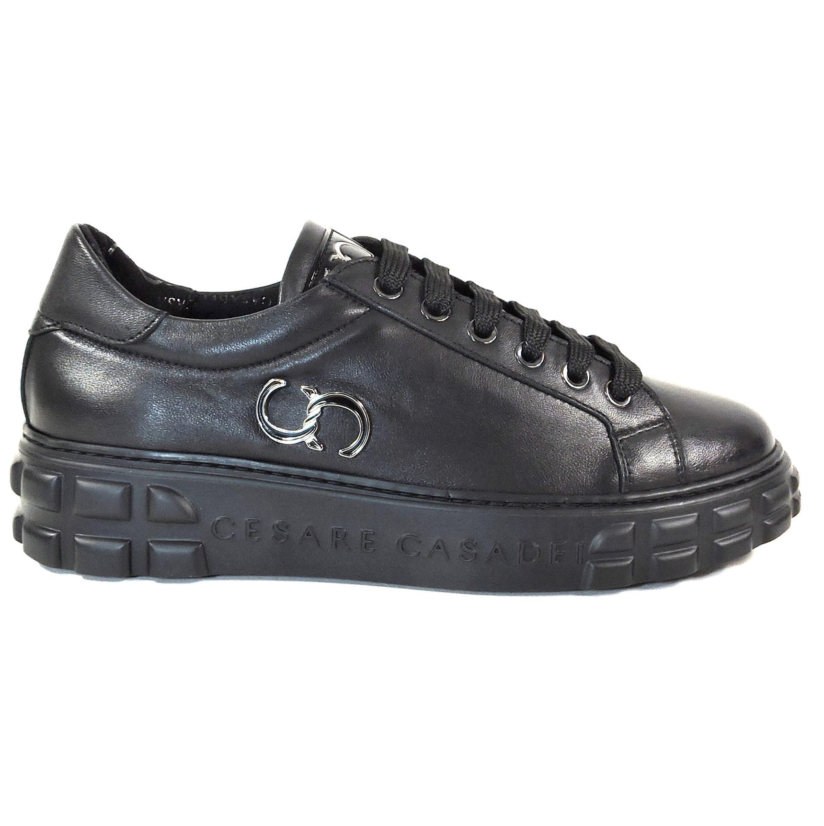 Leather Platform Sneakers
