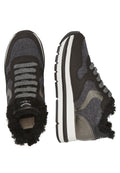Shearling Platform Sneakers
